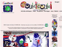 Tablet Screenshot of coukibouki.com